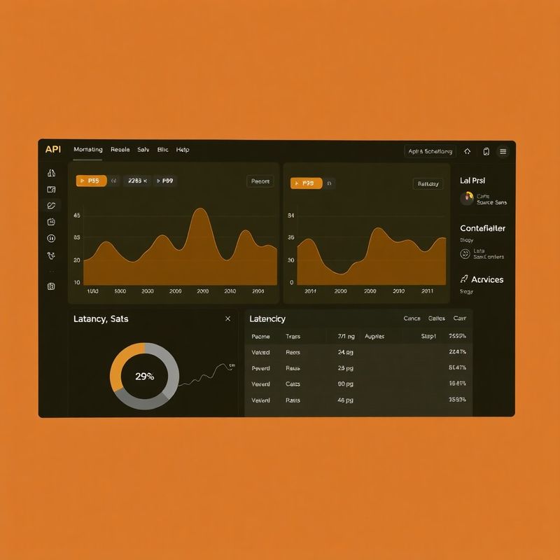 Dashboard platformy Černý & Krejčí s grafy latence P95 a P99